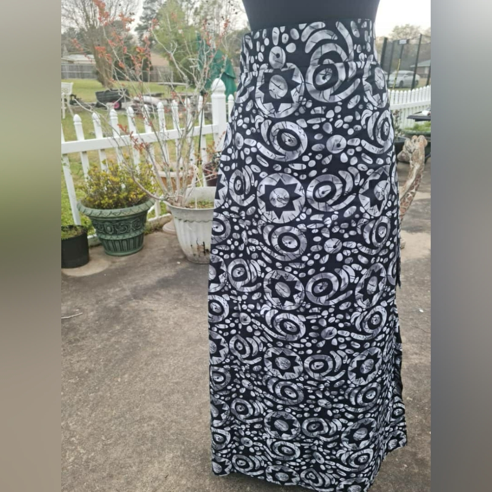 Multicolor African Ankara  Print Wrap Skirts